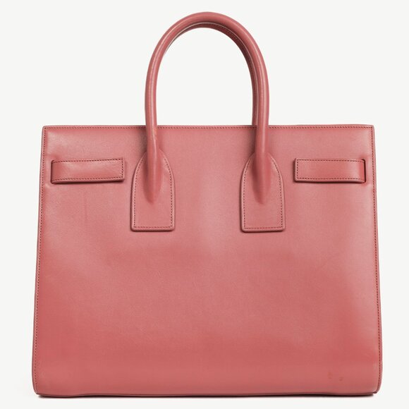 Saint Laurent Classic Small Sac de Jour Dark Rose Calfskin Tote - Picture 4 of 12